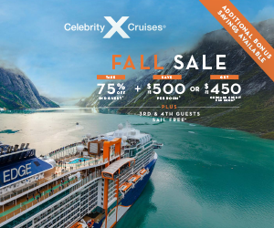 Celebrity Fall Sale - Special cruise offer